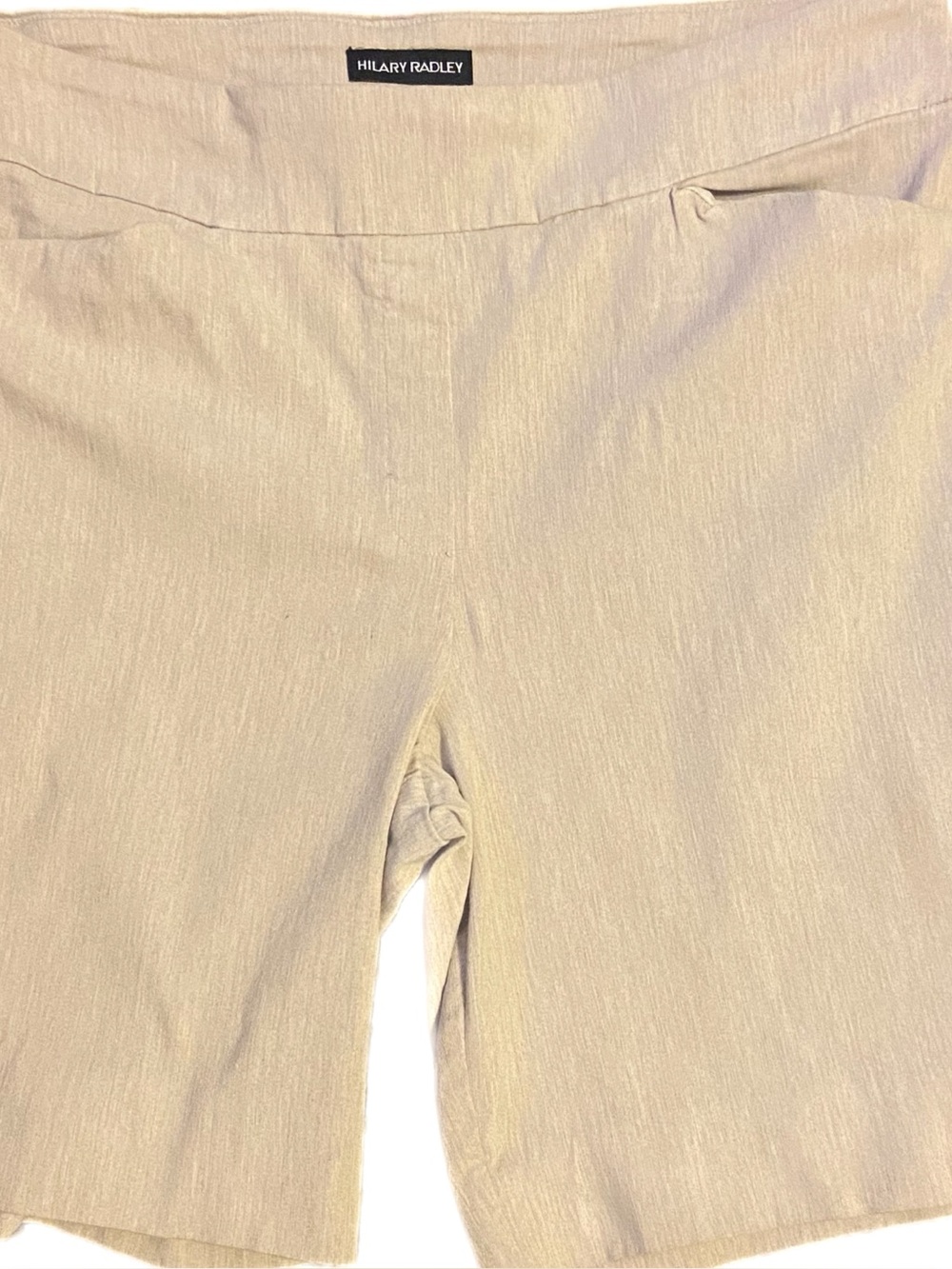 Hilary Radley Beige Tailored Dress Shorts